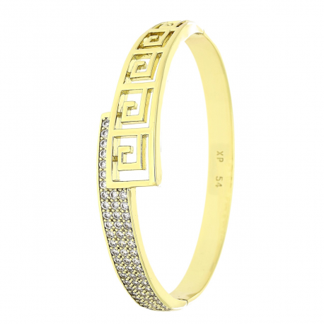 14K BRANSOLETKA POZŁACANA 54/13 MM GREEK XUPING 79230