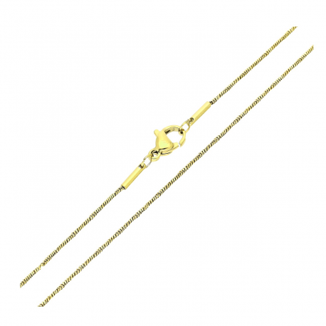 ŁAŃCUSZEK POZŁACANY 40 CM 1,1 MM S. STEEL TTM XUPING 79271