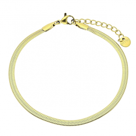 BRANSOLETKA POZŁACANA 18+3 CM 3 MM S. STEEL TTM XUPING 79342