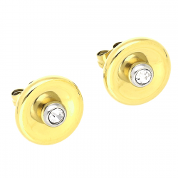 KOLCZYKI POZŁACANE 13 MM S. STEEL TTM XUPING 79393