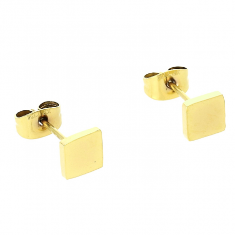KOLCZYKI POZŁACANE 6 MM S. STEEL TTM XUPING 79394