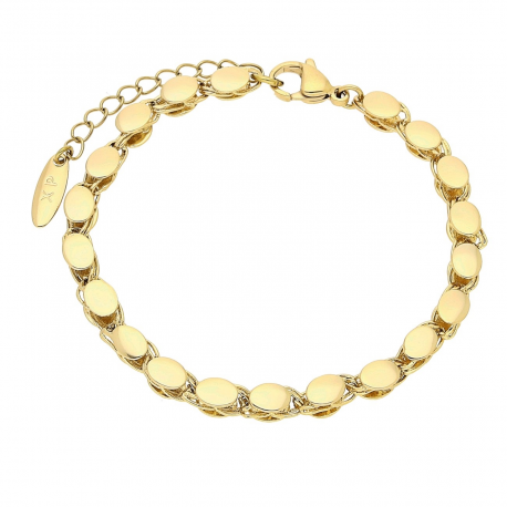 BRANSOLETKA POZŁACANA 16,5+3 CM 4,3 MM SAMO ZŁOTO XUPING 79442