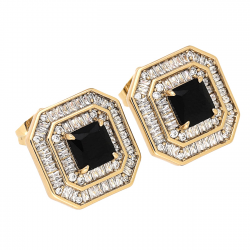 KOLCZYKI POZŁACANE 15 MM LUXURY XUPING 79519