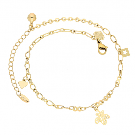 BRANSOLETKA POZŁACANA NA KOSTKĘ NOGI 25+5 CM XUPING 79592