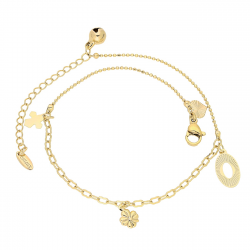 BRANSOLETKA POZŁACANA NA KOSTKĘ NOGI 23+5 CM XUPING 79599