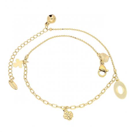 BRANSOLETKA POZŁACANA NA KOSTKĘ NOGI 23+5 CM XUPING 79599