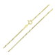 14K ŁAŃCUSZEK POZŁACANY 50 CM 1,4 MM OGON WĘŻA XUPING 79656