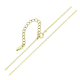 14K ŁAŃCUSZEK POZŁACANY 38+5 CM 1,4 MM ANKIER XUPING 79658