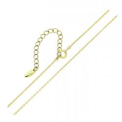 14K ŁAŃCUSZEK POZŁACANY 38+5 CM 1,4 MM ANKIER XUPING 79658