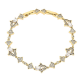 BRANSOLETKA POZŁACANA 19-17 CM 10 MM ELEGANCE XUPING 79789