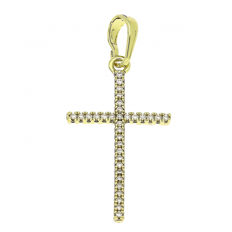 14K ZAWIESZKA POZŁACANA 35/16 MM KRZYŻYK XUPING 79969
