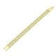 14K BRANSOLETKA POZŁACANA 19 CM 13 MM LUXURY XUPING 79995