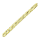 14K BRANSOLETKA POZŁACANA 19,5 CM 11 MM LUXURY XUPING 79996
