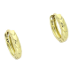 14K KOLCZYKI POZŁACANE 13/3 MM ZŁOTE KÓŁKA XUPING 80017