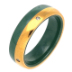 PIERŚCIONEK CERAMICZNY POZŁACANY 6 MM S. STEEL TTM XUPING 80305