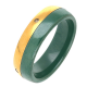 PIERŚCIONEK CERAMICZNY POZŁACANY 6 MM S. STEEL TTM XUPING 80305