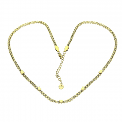 CELEBRYTKA POZŁACANA 44+5 CM 4 MM S. STEEL TTM XUPING 80333