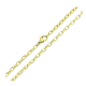 14K ŁAŃCUSZEK POZŁACANY 44 CM 3 MM ANKIER XUPING 80456