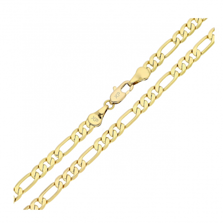 ŁAŃCUSZEK POZŁACANY 45 CM 4,3 MM FIGARO XUPING 80594