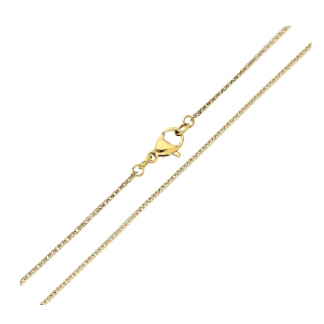 ŁAŃCUSZEK POZŁACANY 45 CM 1 MM OZDOBNY XUPING 80600