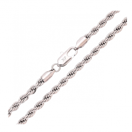 ŁAŃCUSZEK PLATYNOWANY 50 CM 3,8 MM KORDEL XUPING 80613