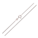 ŁAŃCUSZEK PLATYNOWANY 50 CM 1,2 MM OGON WĘŻA XUPING 80616