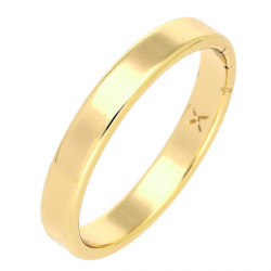 OBRĄCZKA POZŁACANA 3 MM PŁASKA XUPING 80797