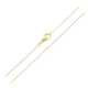 14K ŁAŃCUSZEK POZŁACANY 45 CM 0,9 MM PANCERECZKA XUPING 80832