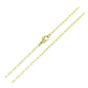 14K ŁAŃCUSZEK POZŁACANY 45 CM 1,9 MM ANKIER XUPING 80835