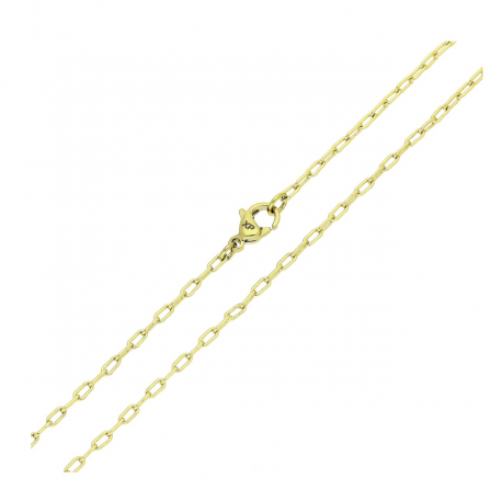 14K ŁAŃCUSZEK POZŁACANY 45 CM 1,9 MM ANKIER XUPING 80835