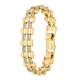 BRANSOLETKA POZŁACANA 19,5-17,5 CM 14 MM LUXURY XUPING 81099