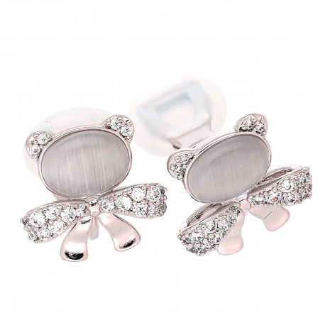 KLIPSY PLATYNOWANE 13/14 MM MIŚKI XUPING 81264