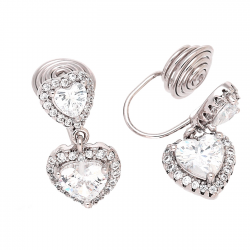 KLIPSY PLATYNOWANE 18/9 MM ZACISKOWE XUPING 81276