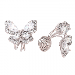 KLIPSY PLATYNOWANE 16/21 MM ZACISKOWE XUPING 81281