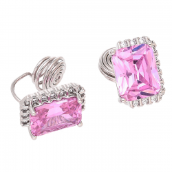 KLIPSY PLATYNOWANE 13/12 MM ZACISKOWE XUPING 81284