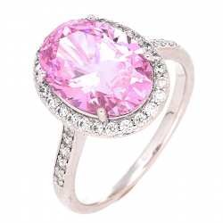 PIERŚCIONEK PLATYNOWANY 17 MM LADY D. XUPING 81303