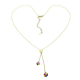 14K CELEBRYTKA POZŁACANA 40+5 CM VITRAIL CRYSTAL XUPING 81324