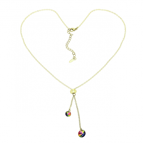 14K CELEBRYTKA POZŁACANA 40+5 CM VITRAIL CRYSTAL XUPING 81324