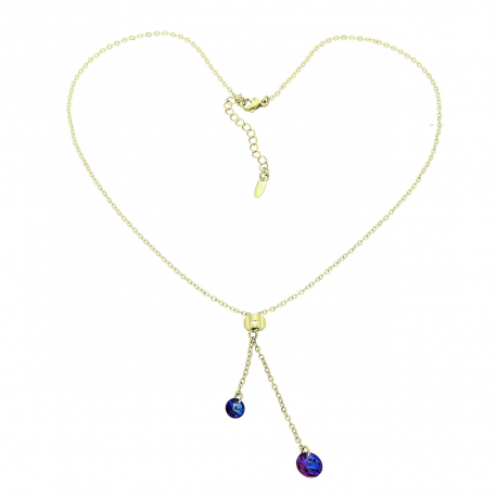 14K CELEBRYTKA POZŁACANA 40+5 CM SAPPHIRE CRYSTAL XUPING 81329
