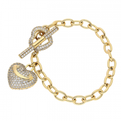 BRANSOLETKA POZŁACANA 18 CM LUXURY XUPING 81682