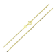 14K ŁAŃCUSZEK POZŁACANY 45 CM 1,1 MM WENECJANA XUPING 81821