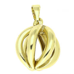 14K ZAWIESZKA POZŁACANA 22/12 MM ZŁOTA ELEGANCJA XUPING 81839