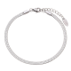 BRANSOLETKA 18+3 CM 3 MM ŻMIJKA S. STEEL TTM XUPING 81989