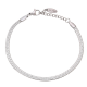 BRANSOLETKA 16+3 CM 3 MM ŻMIJKA S. STEEL TTM XUPING 81991
