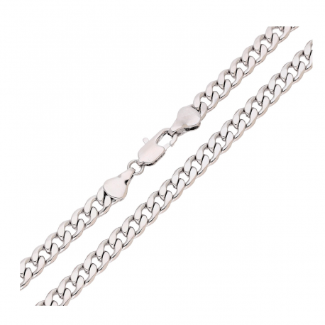 ŁAŃCUSZEK PLATYNOWANY 60 CM 5,4 MM PANCERKA XUPING 82026