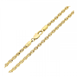 ŁAŃCUSZEK POZŁACANY 60 CM 3,3 MM OZDOBNY XUPING 82038