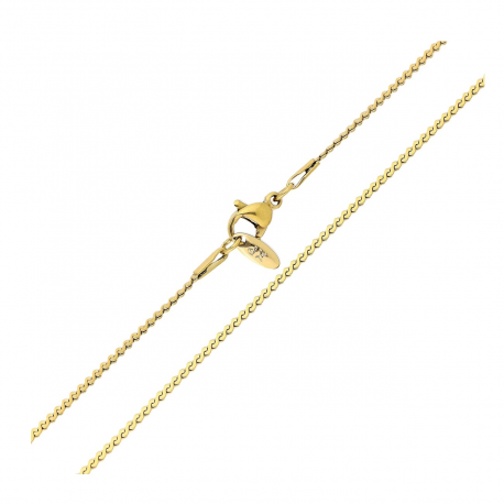 ŁAŃCUSZEK POZŁACANY 45 CM 1,5 MM ÓSEMECZKI XUPING 82058