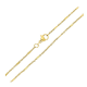 ŁAŃCUSZEK POZŁACANY 45 CM 1,9 MM ROLO PRZEPRASKI XUPING 82063