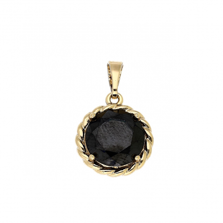 ZAWIESZKA POZŁACANA 32/20 MM BLACK DIAMONDS SERIES XUPING 82093