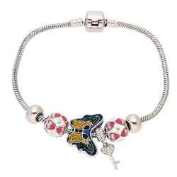 BRANSOLETKA PLATYNOWANA 19,5 CM CHARMS XUPING 82139